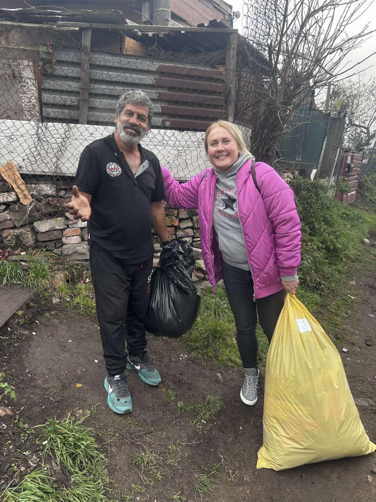 Rozdávanie oblečenia