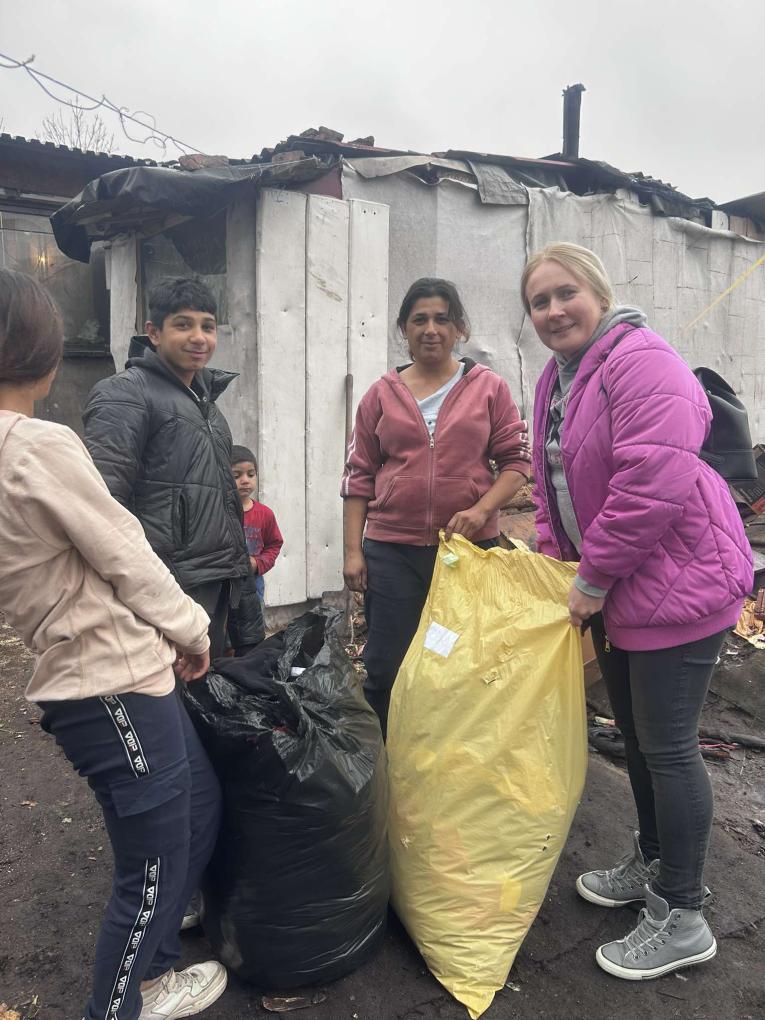 Rozdávanie oblečenia